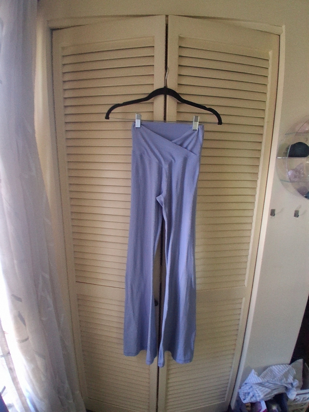 aerie Lavender Wide-Leg Yoga Pants